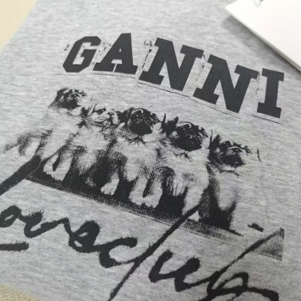 Ganni Gray crew neck sweater - Picture 2 of 10